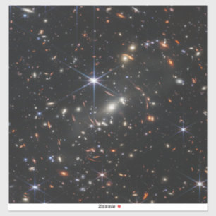 Erstes Deep Field of Universe von James webb Aufkleber