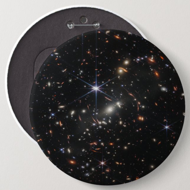 Erstes Deep Field of Universe von James webb Button (Vorne & Hinten)