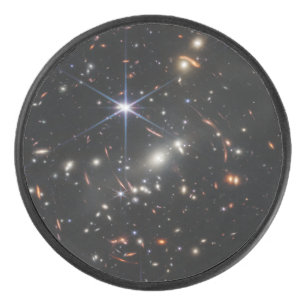 Erstes Deep Field of Universe von James webb Eishockey Puck