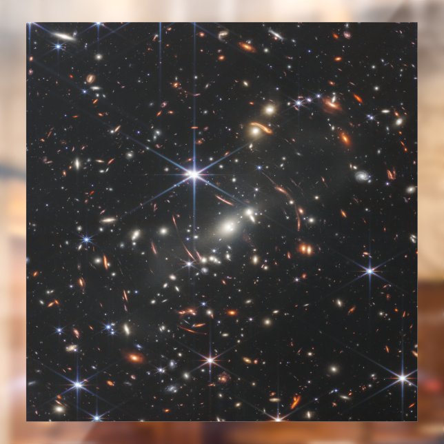 Erstes Deep Field of Universe von James webb Fensteraufkleber (Blatt 2)
