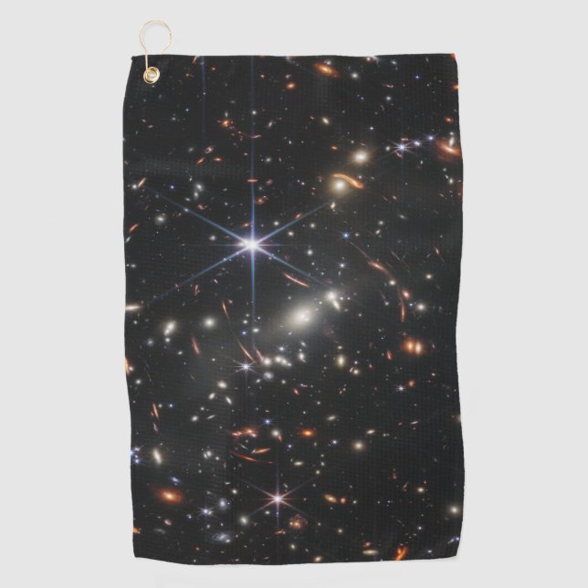 Erstes Deep Field of Universe von James webb Golfhandtuch (Vorderseite)