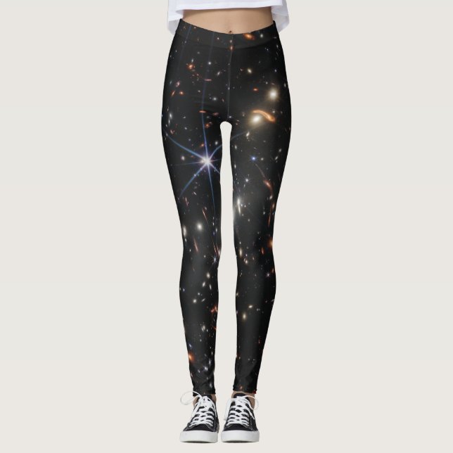 Erstes Deep Field of Universe von James webb Leggings (Vorderseite)