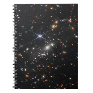 Erstes Deep Field of Universe von James webb Notizblock