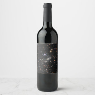 Erstes Deep Field of Universe von James webb Weinetikett