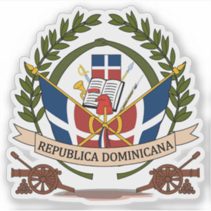 Erstes dominikanisches Wappen (1844) Aufkleber
