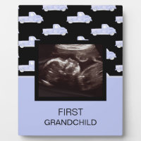 Erstes Enkelkind Blaues Ultraschall-Geschenk für G