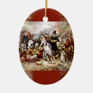 erstes Erntedankfest Keramikornament
