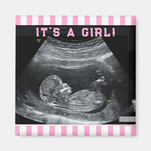Erstes Foto des Babys Magnet