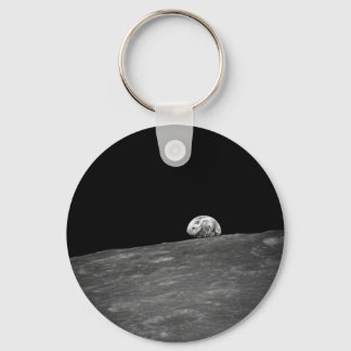 Erstes Foto eines Erdbebens von Apollo 8 Schlüsselanhänger