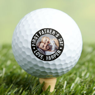 Erstes Foto zum Vatertag Golfball