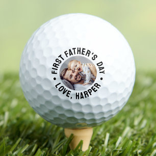 Erstes Foto zum Vatertag Golfball