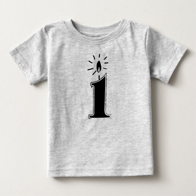 Erstes Geburtstags-Shirt Baby T-shirt (Vorderseite)