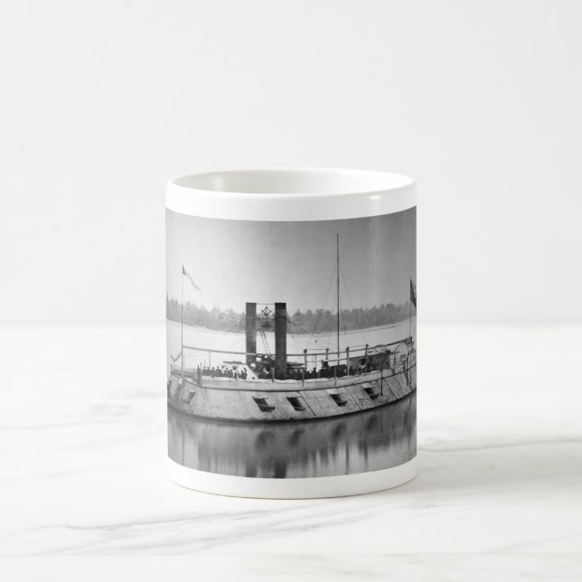 Erstes gepanzertes gunboat_War Bild Kaffeetasse (Mittel)