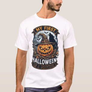 Erstes Halloween als Bruder Kürbis Wolf Mond_1 T-Shirt