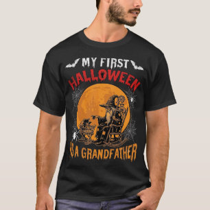 Erstes Halloween als Großvater Hexenmeister Fleder T-Shirt