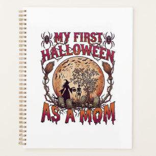 Erstes Halloween als Hexenmutter Skelett Mond_1 Planer