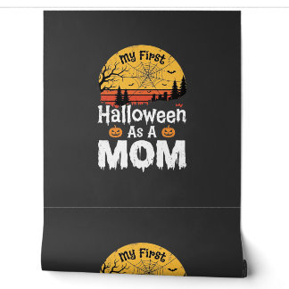 Erstes Halloween Mama Vintage Sonnenuntergang Desi Tapete