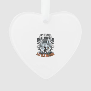 Erstes Halloween-Nurse-Spooky-Moon-Kostüm für Säug Ornament