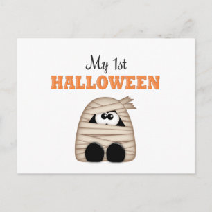 erstes Halloween Postkarte