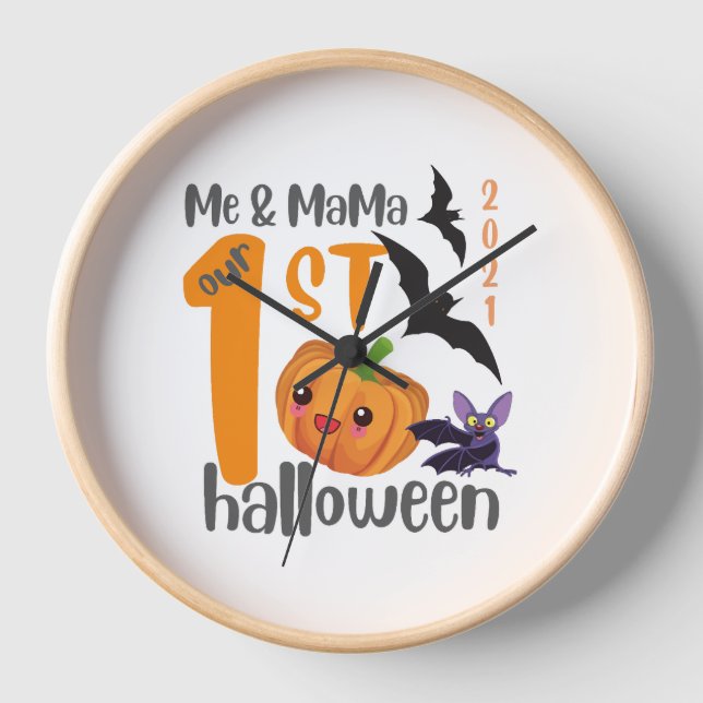 erstes Halloween Uhr (Vorderseite)