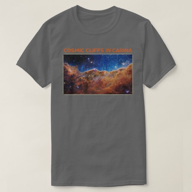 ERSTES IMAGE Kosmische Klippen Carina Webb Space T T-Shirt (Design vorne)