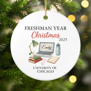 Erstes Jahr bei Uni Ornament 2025, Freshman-Jahr