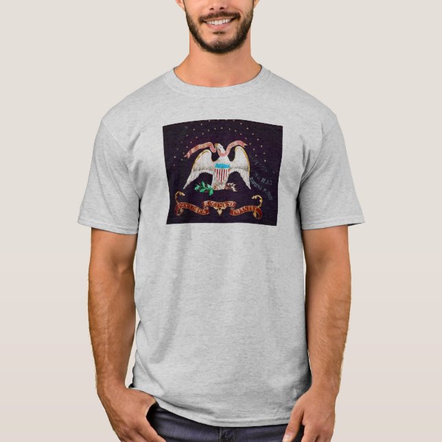 Erstes Kansas farbiges Infanterie-Shirt T-Shirt (Vorderseite)