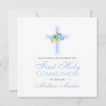 Erstes Kommunenkreuz mit dem Platz der blauen Rose
