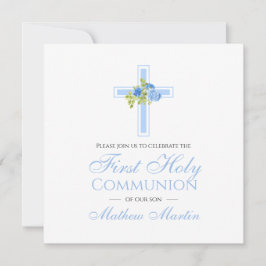 Erstes Kommunenkreuz mit dem Platz der blauen Rose Einladung