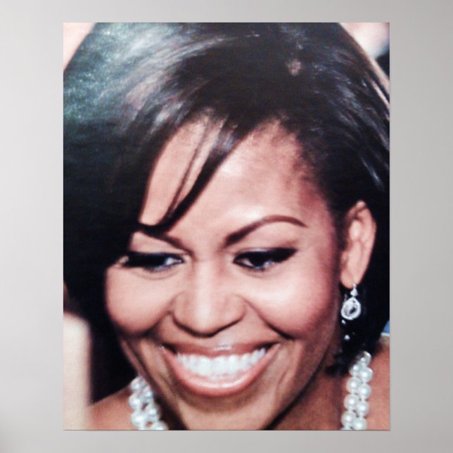 ERSTES LADY, MICHELLE OBAMA-Plakat Poster (Vorne)