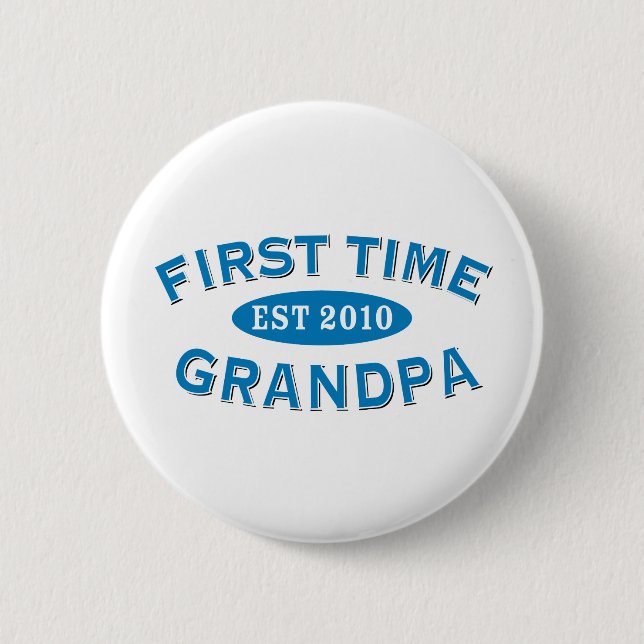 Erstes Mal-Großvater Button (Vorderseite)