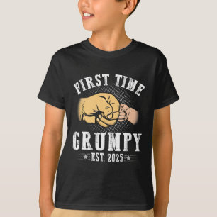 Erstes Mal Grumpy Est 2025 Vatertag Steht Bald Bev T-Shirt