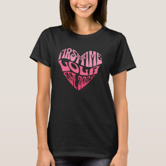 Erstes Mal Lola Est.2025 Schwangerschaftsankündigu T-Shirt
