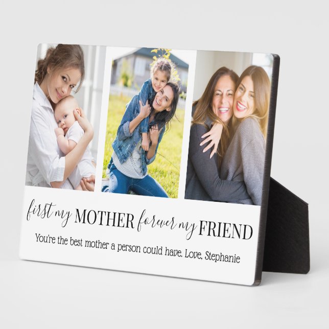 Erstes Mother Forever Friend 3 Foto Fotoplatte (Seite)