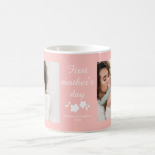 Erstes Muttertags-Blumen-Mom- und Kind-Design Kaffeetasse