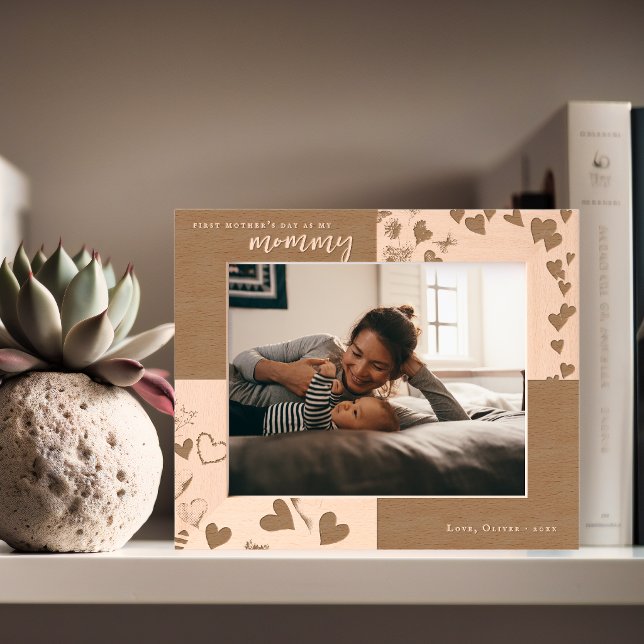 Erstes Muttertagsgeschenk für Mama Geätzte Rahmen (Von Creator hochgeladen)