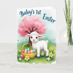 Erstes Ostern für Babykarte Karte