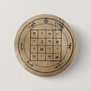 Erstes Pentagramm von Saturn-Knopf Button