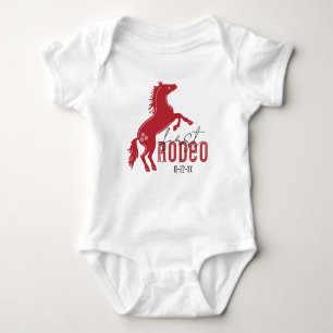 Erstes Rodeo Baby-Body – Western 1. Geburtstag O Baby Strampler
