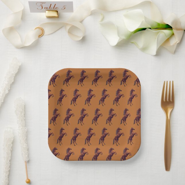 Erstes Rodeo Pappteller (Hochzeit)