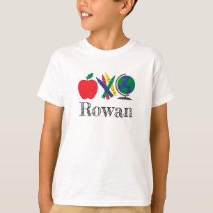 Erstes-Schuljahr-Shirt mit dem Namen des Kindes T-Shirt