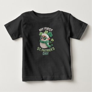 Erstes St. Patrick's Day irisches Baby T-shirt