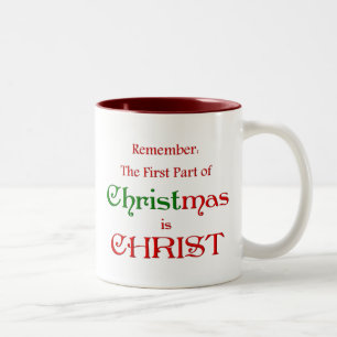 Erstes Teil KRW Weihnachten Zweifarbige Tasse