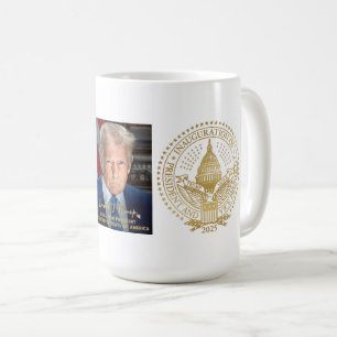 Erstes und zweites erstes Siegel Donald Trump Kaffeetasse