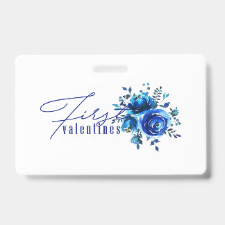 Erstes Valentinstag Ausweis