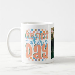 Erstes Vatertag individuell Foto Kaffeetasse