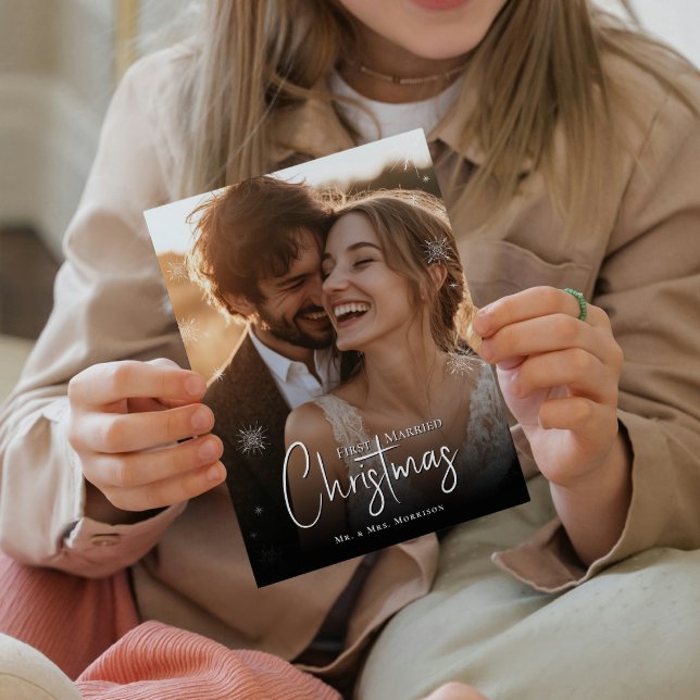 Erstes Verheiratetes Foto Postkarte (Von Creator hochgeladen)