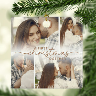 Erstes Weihnachten 5 Foto Personalisierter Weihnac Keramikornament
