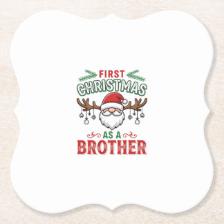 Erstes Weihnachten als Bruder Santa Gnome Untersetzer