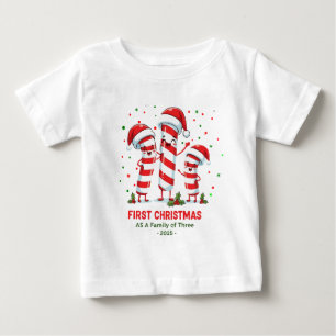 Erstes Weihnachten als Familie Baby T-shirt
